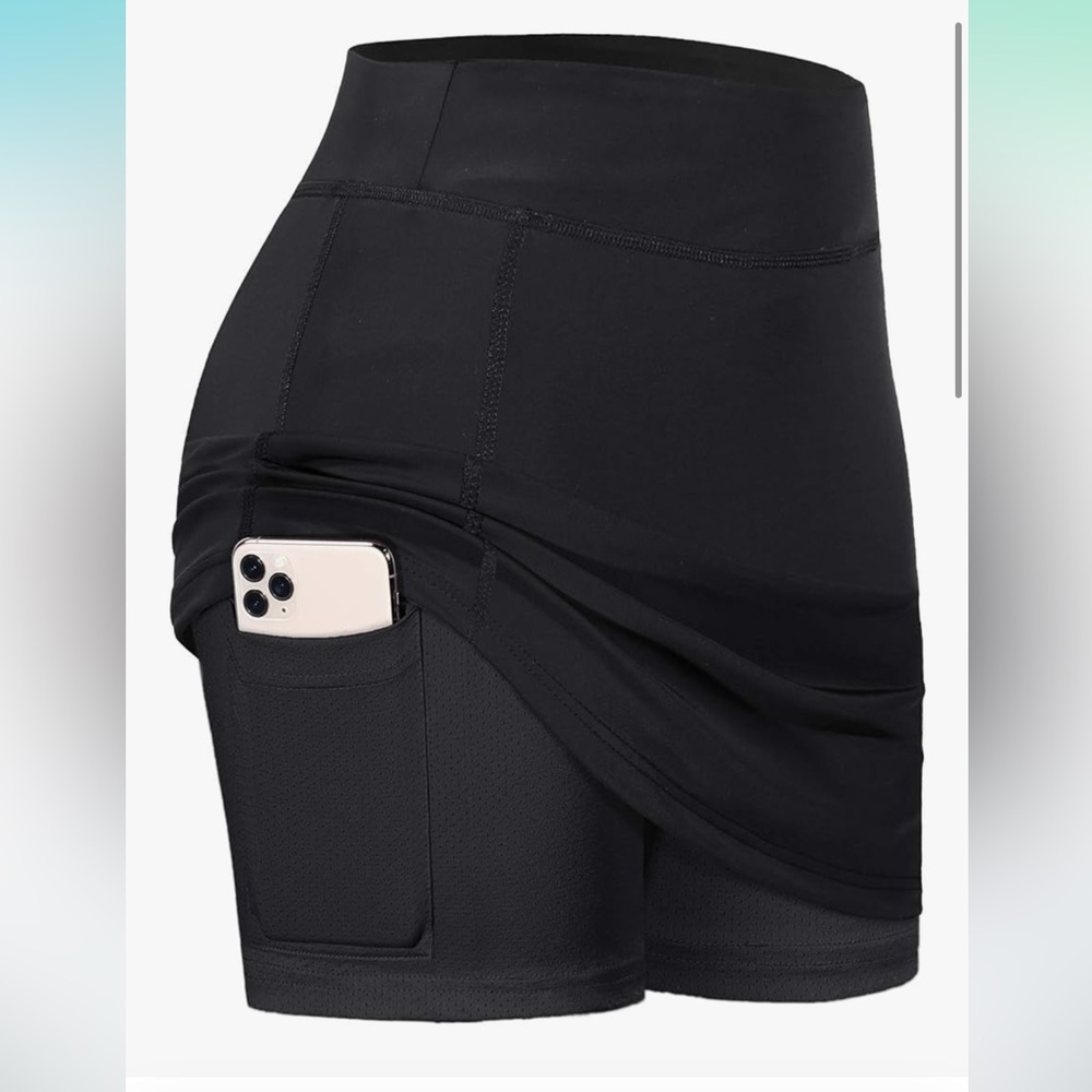 Black Athletic Skirt